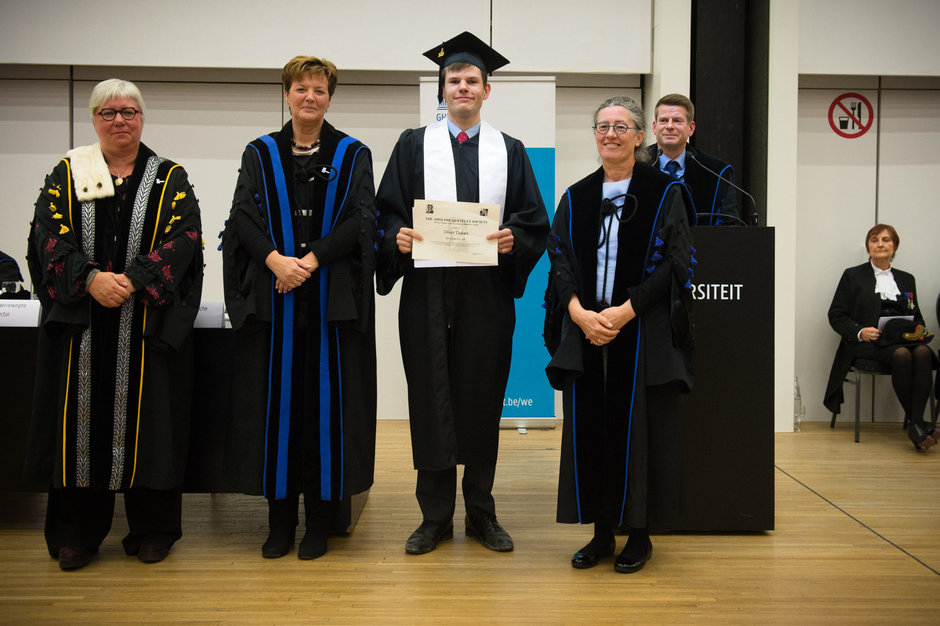 Quetelet award for dr. Oliver Dukes