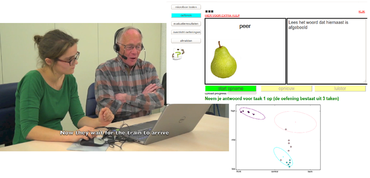 The ASISTO webtool (https://asisto.elis.ugent.be/) facilitates evidence based speech therapy by allowing patients to practice at home.