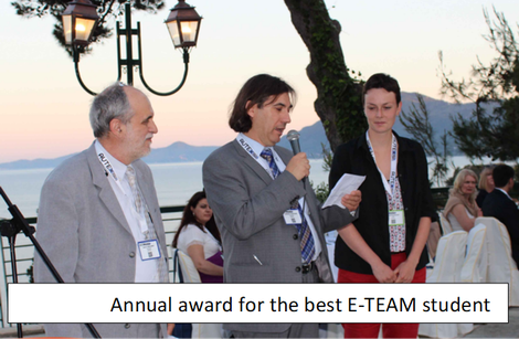 Autex award for best e-team student
