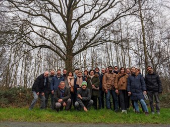 Group picture of CTSE during the walk in Parkbos (large view)