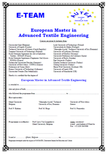 Voorbeeld van een certificaat