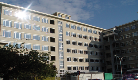 Foto van de campus Heymans. Het gebouw waarin de vakgroep REVAKI verblijft.