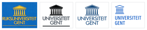 Logo UGent: evolutie