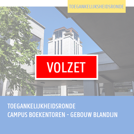 Toegankelijkheidsronde - campus Boekentoren