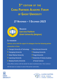 3rd edition of the China Partners Academic Forum