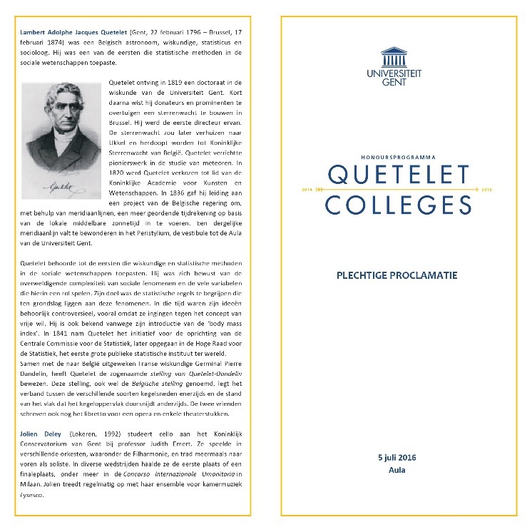 Programmaboekje proclamatie 2014-2016 Programmaboekje proclamatie 2014-2016