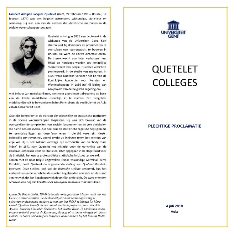 Programmaboekje proclamatie 2016-2018 Programmaboekje proclamatie 2016-2018