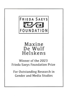 Frida Saeys Prize 2023