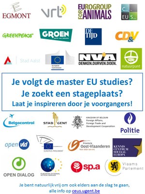 Flyer stage MSc EU Studies Flyer stage MSc EU Studies