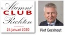 Alumni club rechten met Piet Eeckhout