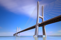 Bridges can be equipped with fibre-optic sensors that continuously monitor their structural health.